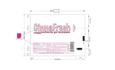 Display Panel (Cinna Fresh Red Gel 0.85oz(24g))
